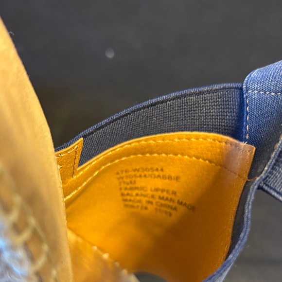 White Mountain Blue Wedge Sandals - Picture 5 of 8